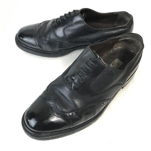 

Regal Leather Wingtip Goodyear Black 26.0EE Dress Shoes(USED)