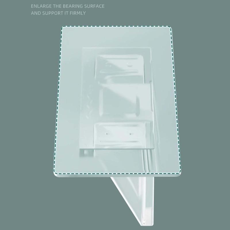 Shelf Support Adhesive Pegs Closet Partition Bracket Cabinet Support Clips Wall Hangers Sticker for Kitchen Bathroom