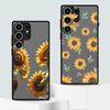 Hülle Rückseite Handyhülle Case für Samsung Galaxy S25 Ultra S20 FE Note 20 Ultra 10+ S22 S23 FE S26 S21 S24 Plus Blume Sonnenblume