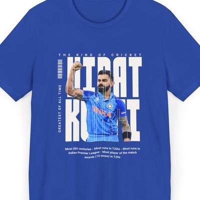 Virat Kohli T-Shirt and Kids Tshirt: Indian Cricket Team Jersey - GOAT