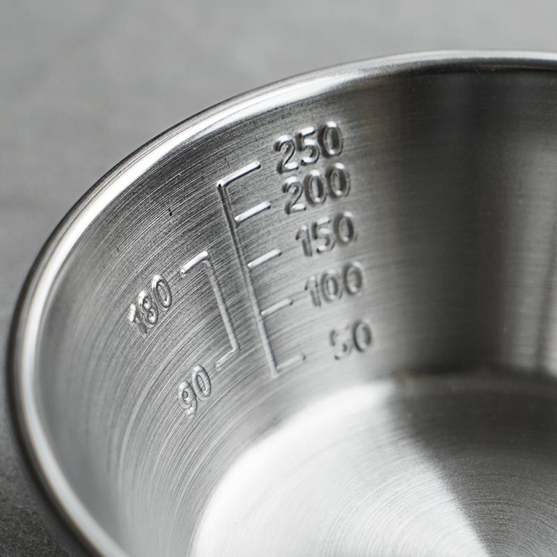 Outdoor Camping Bowls 304 Stainless Steel Snow Pull Bowl Folding Multifunctional Picnic Camping Tableware