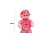Baby Girl Doll Stroller with Light and Sound - Pretend Play Birthday Gift