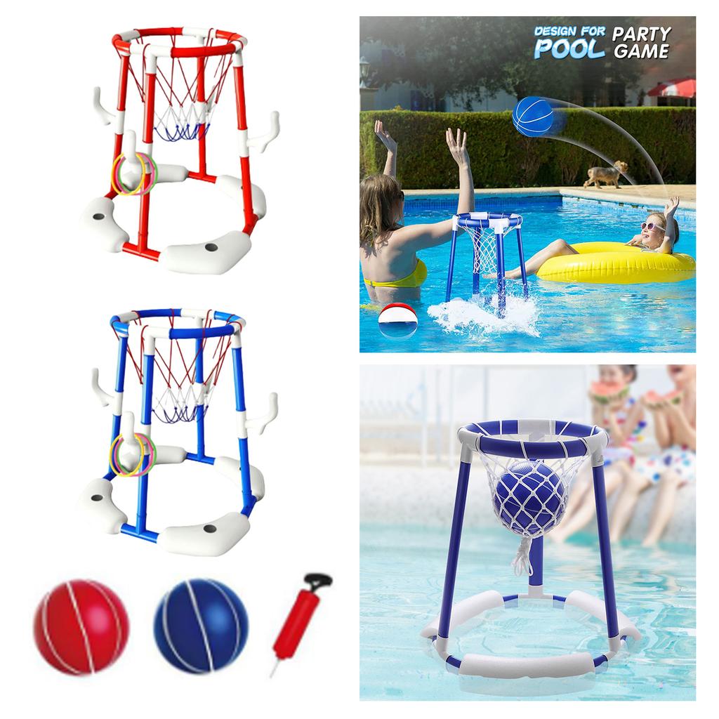Pool Basketball Hoop Toy Floating Basketball Pool Game Swimming Pool Floats Toy Outdoor Water Play Toy Enduring