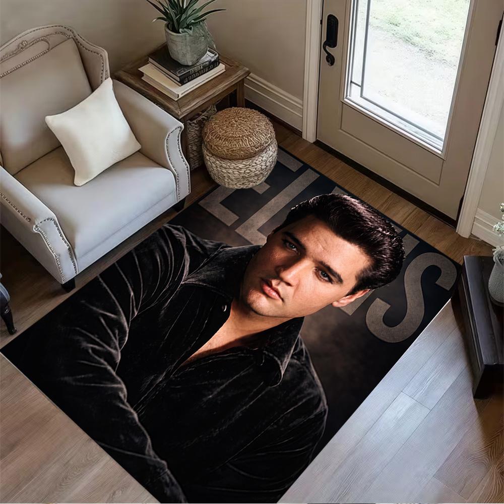Elvis Presley Performance Carpet Suitable for Bedrooms Entryway Foyer Living Rooms Antislip Carpet Office Home Decor Wedding Party Gift