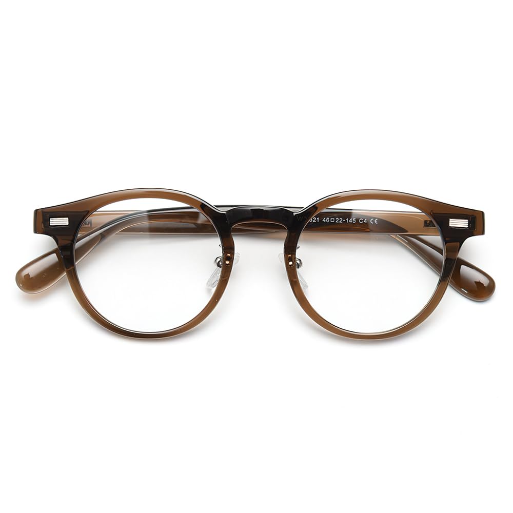 

Блокирующие синий свет УФ Компьютерные TR90 Круглые B1130 [FEISEDY] Очки, Защита, Очки, Без рецепта, Ультралегкие, Оправа, Модные, коричневый