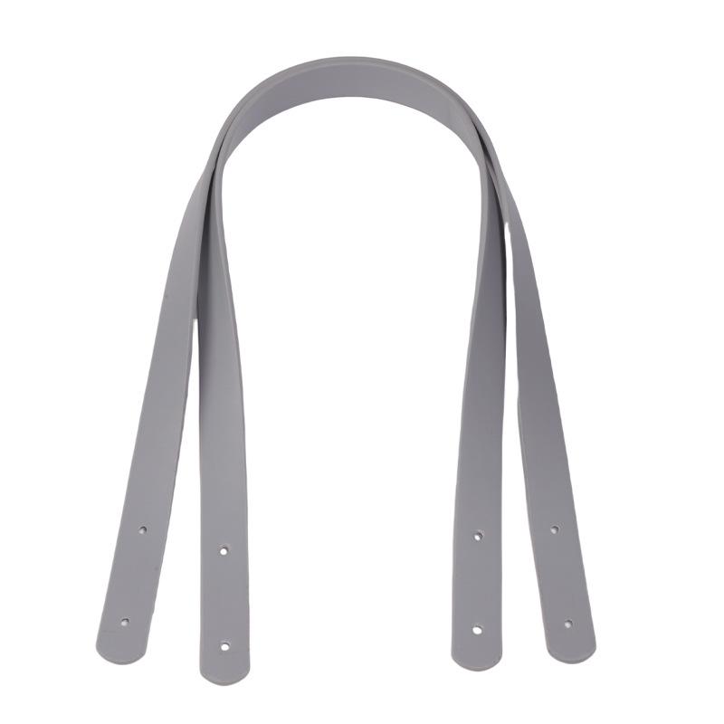 62CM PU Leather Rivet Shoulder Strap with Double-Sided Leather Handle Replacement