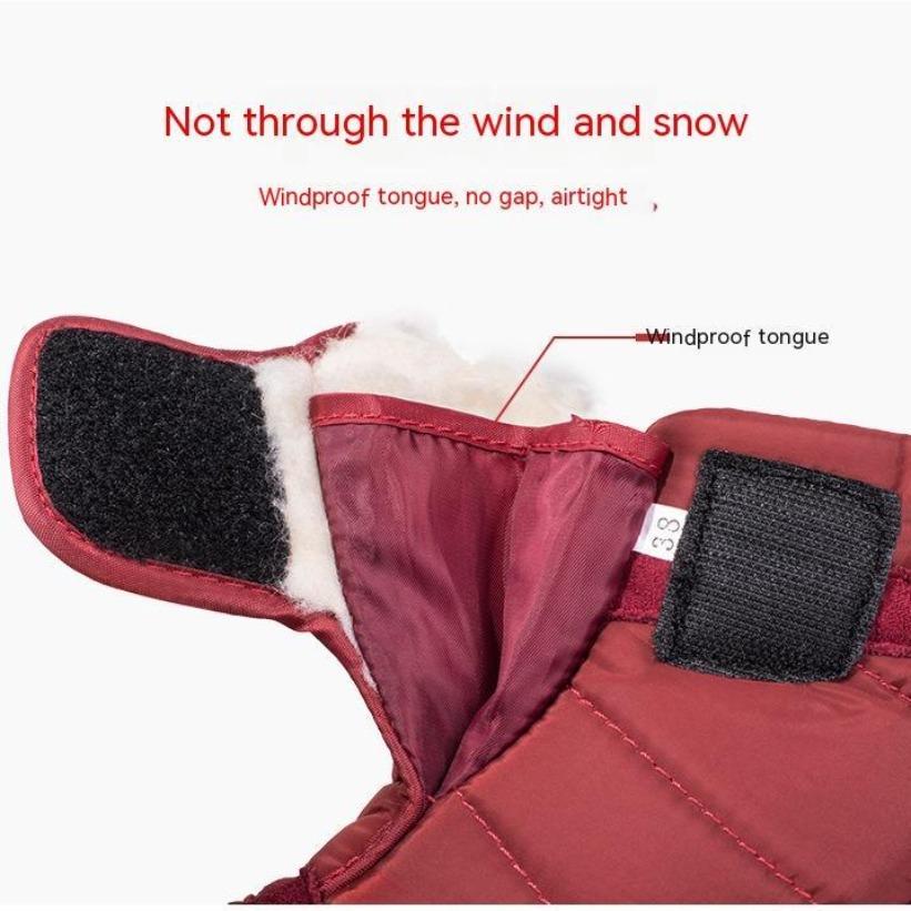 Thickened Middle Aged Elderly Womens Anti Skid Cotton Boots Plush Warm Casual Snow Boots Comfortable Winter