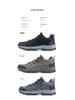 Men's Large Size Thick Sole Mesh Hiking & Trekking Shoes - Outdoor Casual Footwear