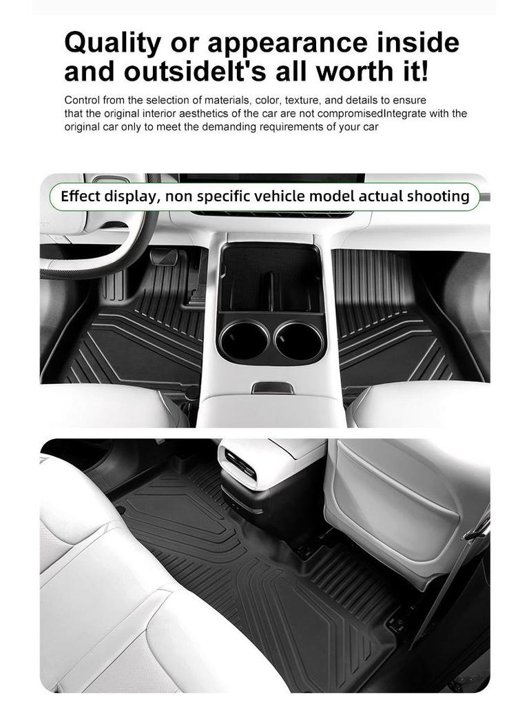 Eco-friendly TPE Floor Mats for 2021-2024 Honda Fit/City Models