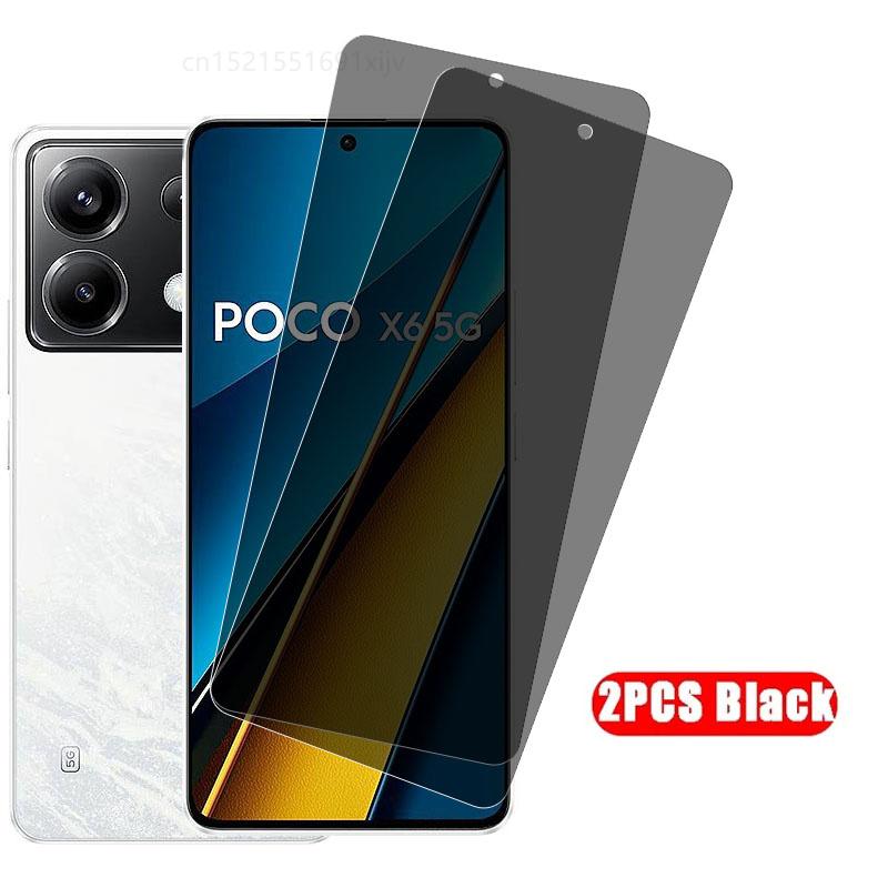 For Poco X6 5G Privacy Screen Protector Tempered Glass Anti-spy For Xiaomi Poco X6 Protective Phone Anti Peeping Film Poco X6
