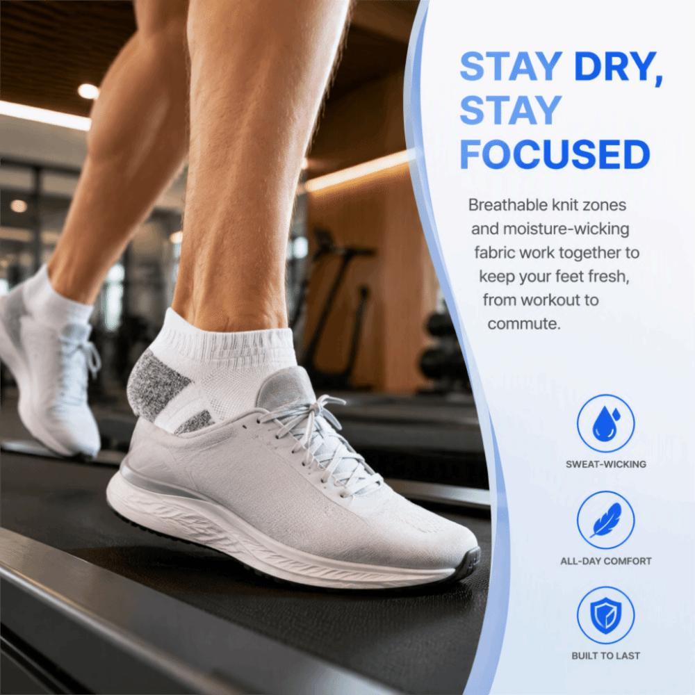 12pcs Cushioned Towel Sole Low Cut Sport Sock Cotton Blend Athletic Sock  Daily Athletic Wear