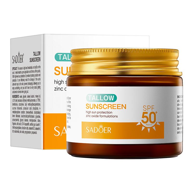 Tallow Moisturizing 70g Summer Isolation Anti-UV Anti-Moisturizing Sun Cream Skin Care Products 70g
