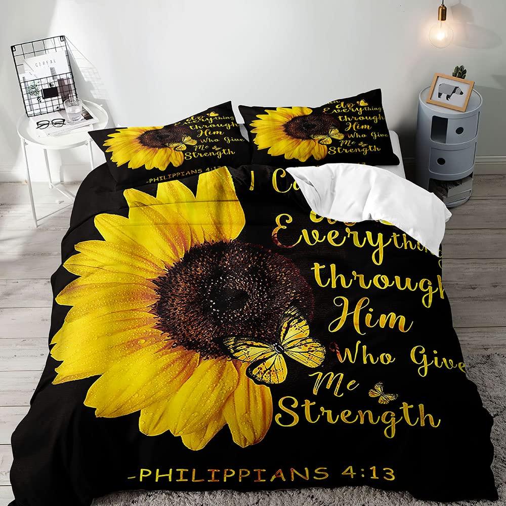 Comforter Exotic Romantic Flower Single Printed Bedding Set Queen Size Ultra Soft Zipper 3 Piece Set 2 S