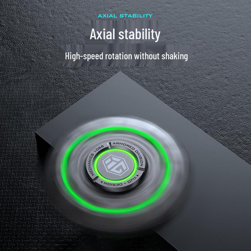 Limited Edition Luminous Finger Spinner with Broken Blade Design