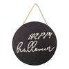 Panneau De Bienvenue - AIMOONSA - 28 X 28 Cm - Rond - Bois - À Suspendre
