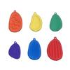 6PCS/set Sensory Worry Stones Fidget Toy Stress Reliever Anxiety Worry Stone Silicone Decompression Toys GZW