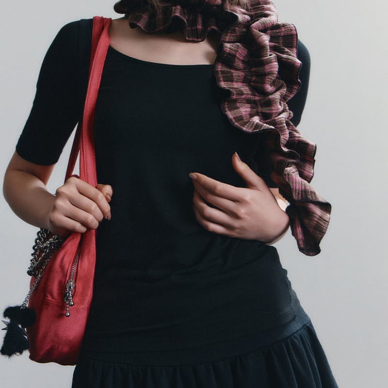 

Eireve EMMA ФРИЛЛ МУФТА (РОЗОВАЯ КЛЕТКА ТАРТАН) Tartan check pink