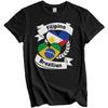 Philippinische Brasilianische Herzflaggen Philippinen Brasilien T-Shirt