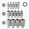 Female E Star Torx Socket Set E4-e24 E-torx External Hex Socket Insert Nut 14pcs - JT
