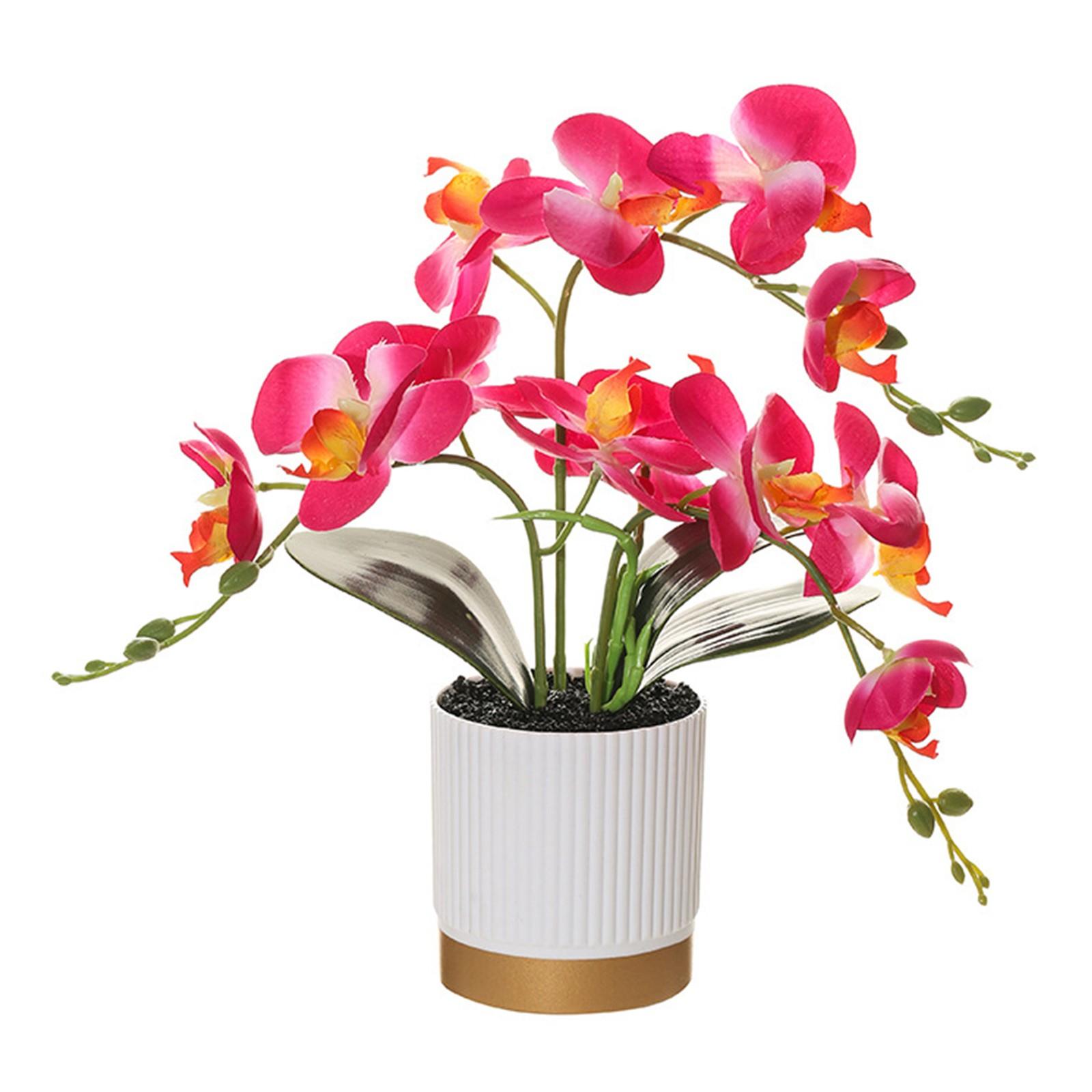 

Artificial Flower 13 Inch Decoration Gold-bottomed Office розы красного