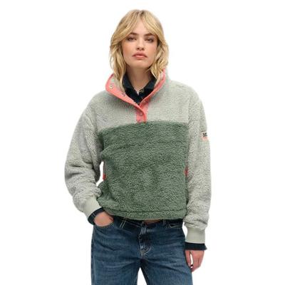 Superdry Sweater Super Soft Mash Up Henley