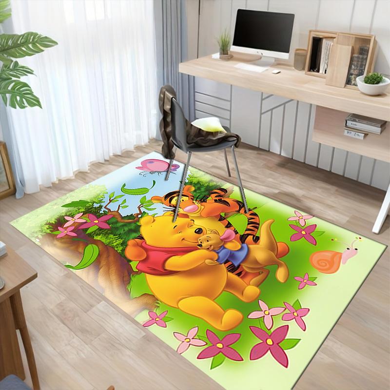 Winnie Pooh Tigger Adventure Carpet For Playroom Bedroom Living Room Sofa Home Decorkids Game Area Rug Nonslip Floor Mat