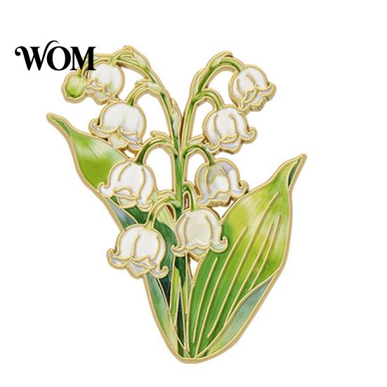 Bright Color Enamel Pin Brooch Pin, Flower Design with Smooth Edges, Lightweight Zinc Alloy Badge for Jackets Scarves Bags Gift