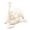 Cat Statue Funny Resin Cat Licking Butt Figurine Ornament Cute Cartoon Animal Sculpture Home Desktop Craft