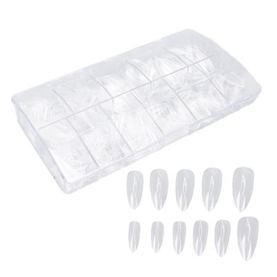 500 Stück Transparente Nagelspitzen Professionell Zuhause Salon Tragbar DIY Falsche Nägel Set Zubehör für