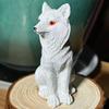 Sitting Foxes Figurines Garden Foxes Statue Landscape Decors Animal Figurines Sculpture Table Centrepieces Home Decors