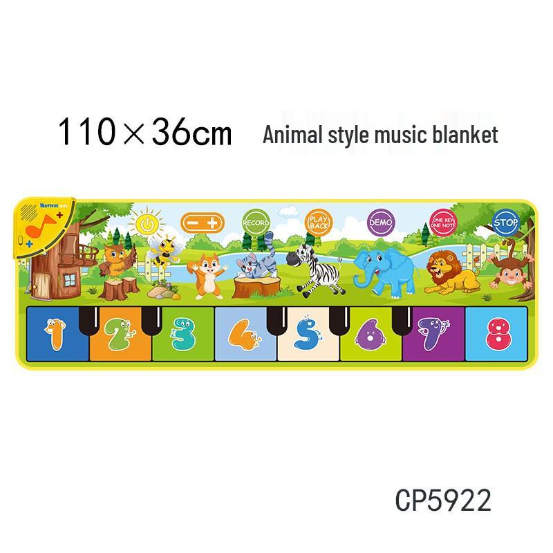 2022 Animal Music Baby Learning Piano Mat: Children's Dance Blanket Toy