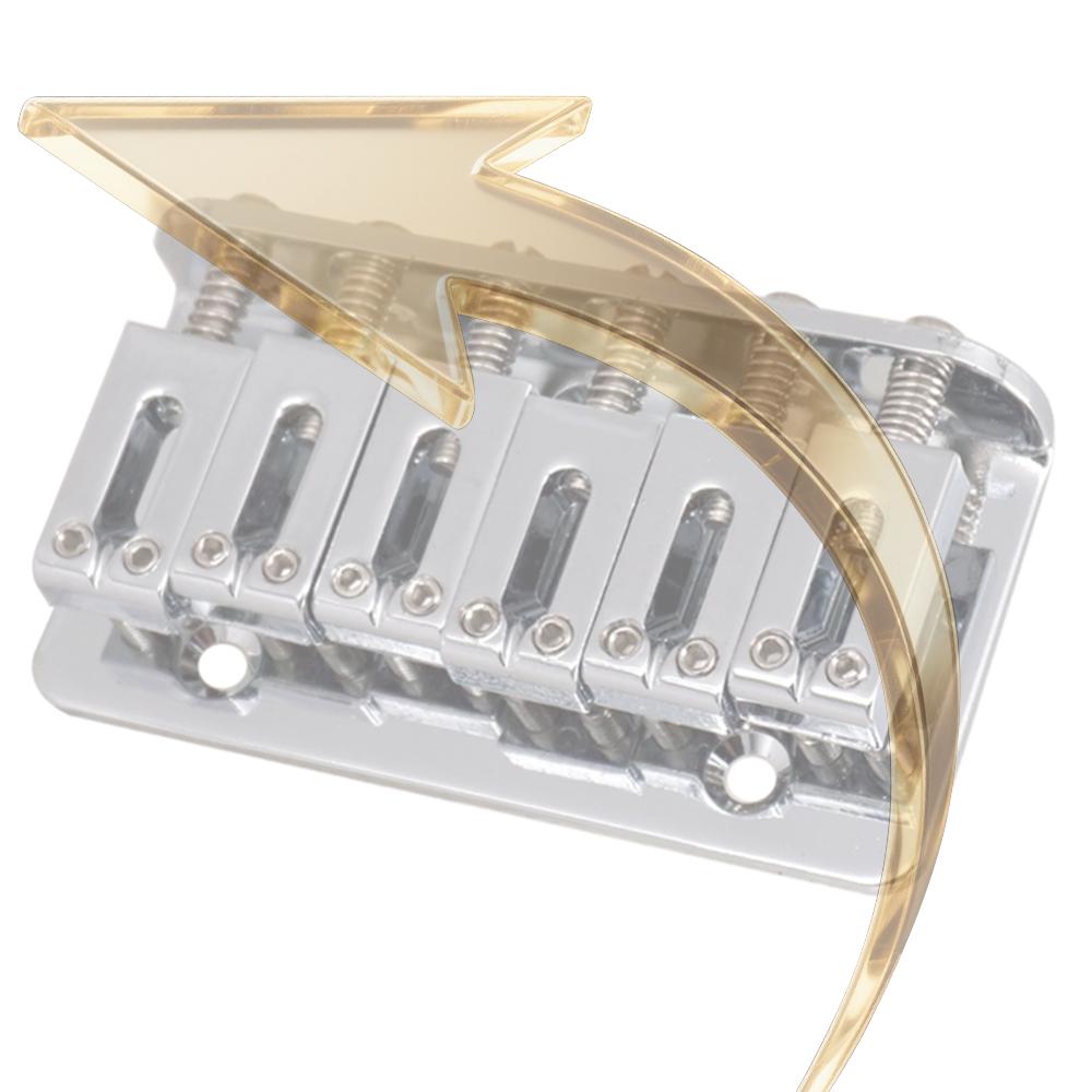 6 Strings Guitar Bridge Saddle Tailpiece for Electric Guitar Repair Maintenance Parts Stringed Instruments Fittings China Mainland
