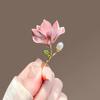 Guochao retro exquisite magnolia brooch high-end new fashion temperament pin brooch suit accessories