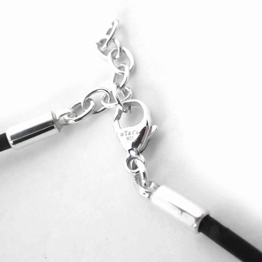 [Used] TIFFANY 925/Rubber Necklace/g539-26