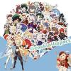 Genshin Impact 50pc Pvc Sticker Fridge Diy Laptop Bike Suitcase Decal Waterproof