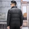 Leather Jacket Slim Fit Thickened Leather Down Jacket Men's Fashion Short Cowhide Leather Jacket