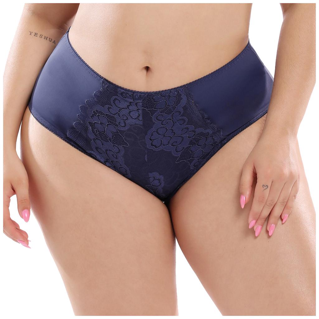 Women Pantie Sexy Lace Elastic Lingerie Knickers Underpants Underwear L-4XL