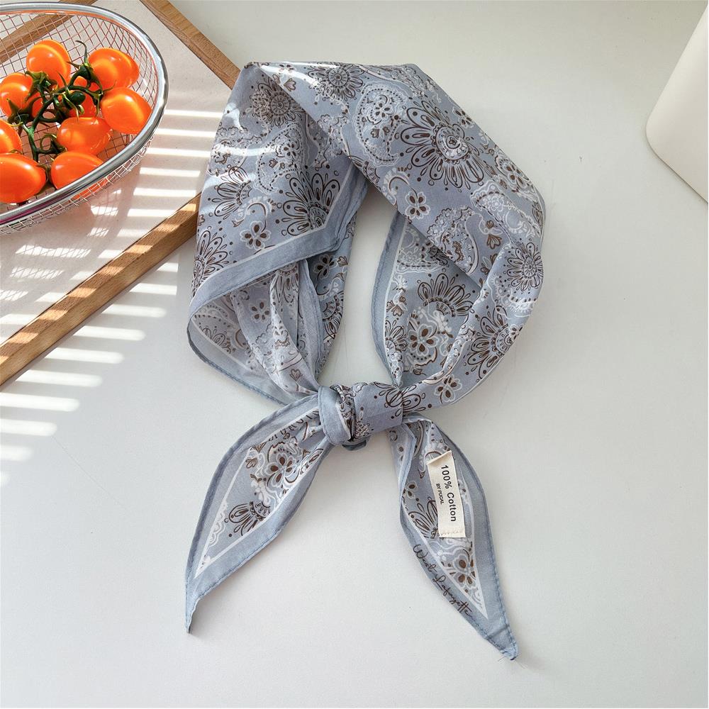 Summer Retro Triangle Headscarf Korean Polka Dot Scarf Kawaii Triangle Scarf Spring Shawl Women's Scarf White Handkerchief NEW