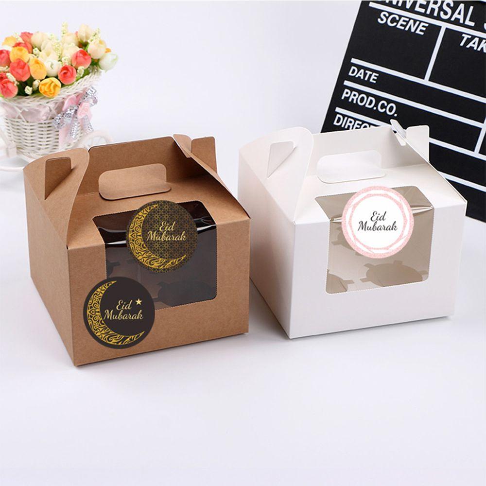 

120Pcs Eid Mubarak Muslim Label Eid Mubarak Sticker Box Seal Sticker Ramadan Gift