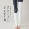 Knee-length Stocking Gloves for Women in Autumn and Winter, Knitted Pile Socks, Long Stockings for Girls, Winter Long Leg Covers