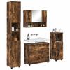 Bathroom Furniture Set 4 Pcs Smoked Oak 35 X 30 X 192 Cm