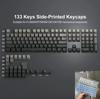 Xiaomi 2026 Keycap for 60/64/84/98/108 Gaming Mechanical Keyboard MX Switch 135 Keys OEM PBT Side Engraved Red and Black Gradient Color