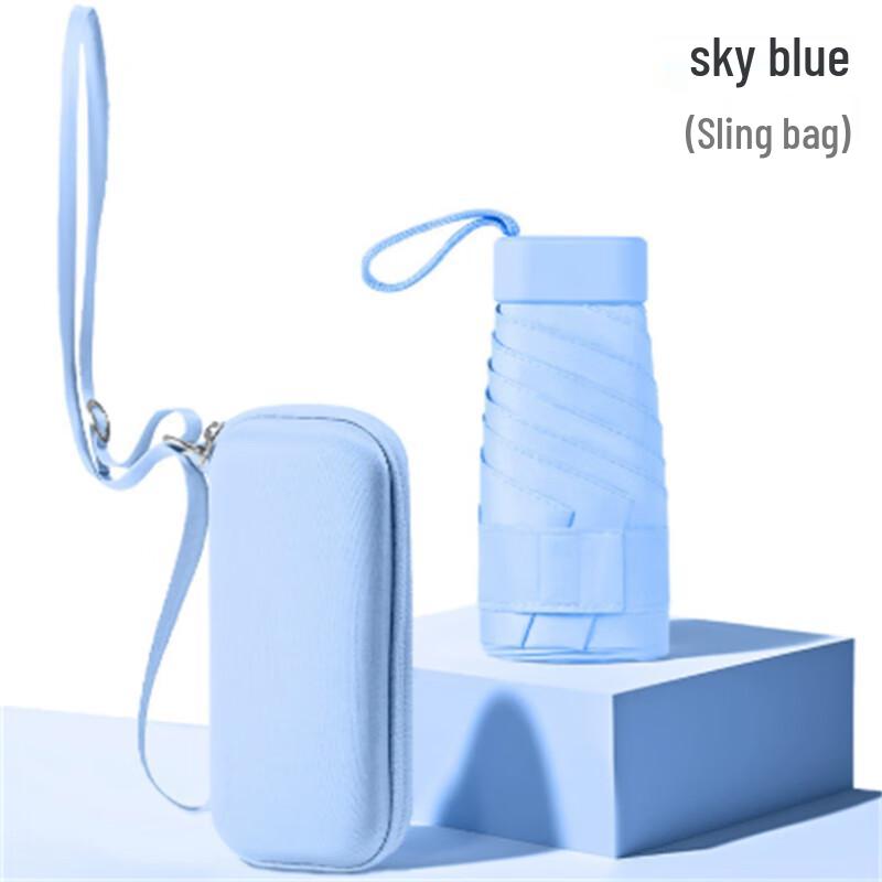 Compact Dual-Use UV Protection Travel Umbrella