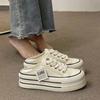 Neue lässige Canvas-Damenpantoffeln mit gekreuzten Riemen Sommer-Mode Erhöht Atmungsaktiv Bequem Sportschuhe zapatos de mujer