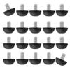 Practical Adjustable Furniture Feet 20 Pack M8Threaded Leveling Screws for Uneven Floor Chair Leg Stabilizers