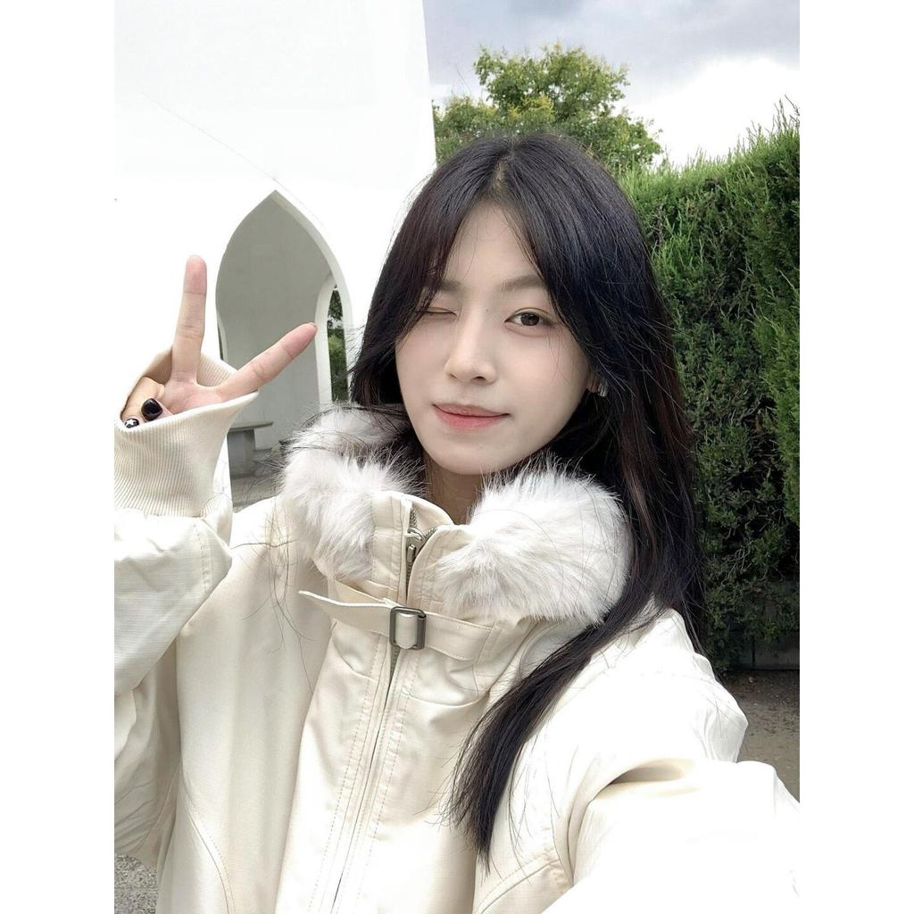 Fur collar padded pie overcomes thick coat women's winter thickened warm short tooling padded jacket padded jacket stand-up collar