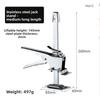 1Pc Cabinet Board Lifter Labor-Saving Arm Jack Elevator Tool Tile Height Adjuster Hand Lifting Tool Door Panel Drywall Lifting