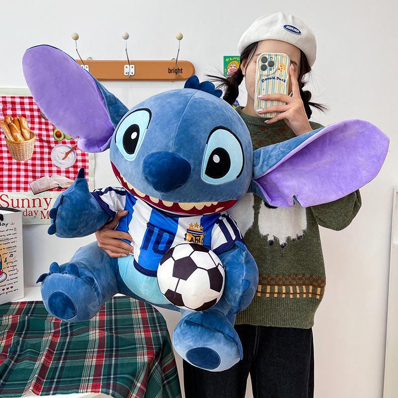 Cartoon Football Stitch Plush Toy Doll for Children