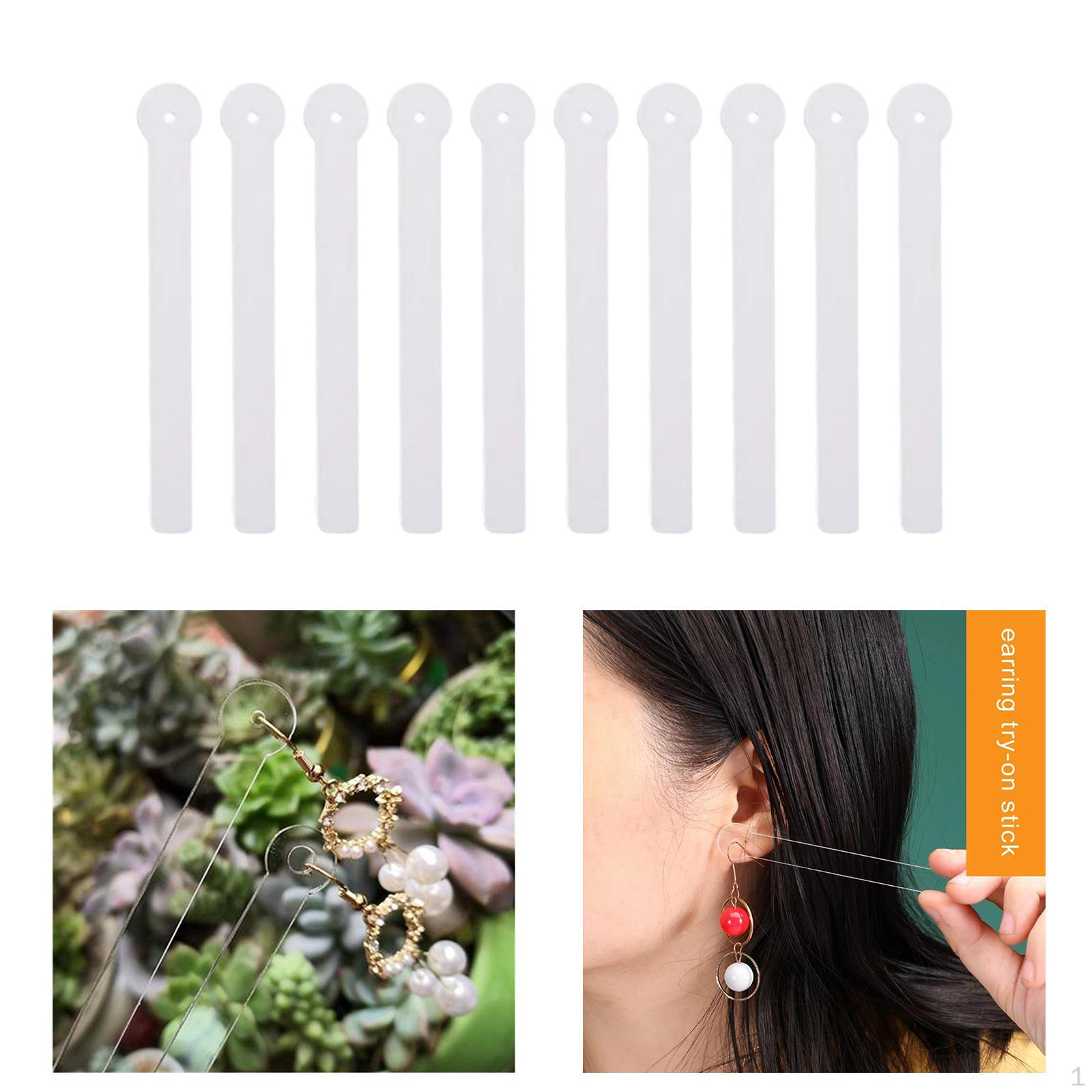 

10 шт акриловый держатель для сережек ушные шпильки подвесная декоративная вешалка для домашнего декора straight