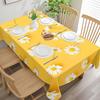 Vintage Floral Washable Tablecloth Soft Brushed Decorative Table Cover for Kitchen Dining Home Party Wedding Furniture Protection Home Decor